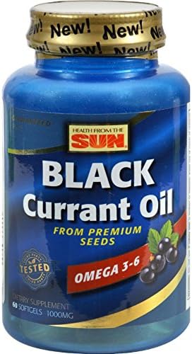 Black Currant Oil Dietary Supplement - 1 Each - 60 SGEL Health From The Sun