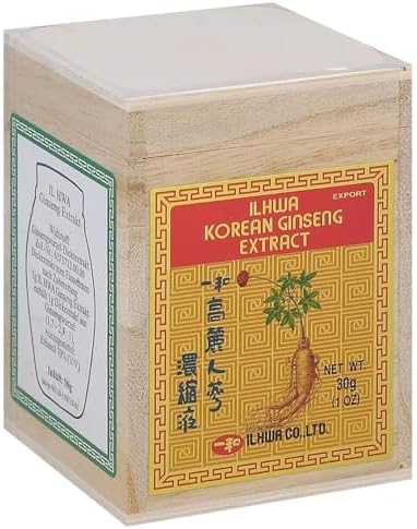 ILHWA Pure Concentrated Ginseng Extract (1.05oz, 30g, Pack of 1) - 100% Pure Korean Ginseng Tea - for Immunity. Ginsenoside 450 mg. Ilhwa