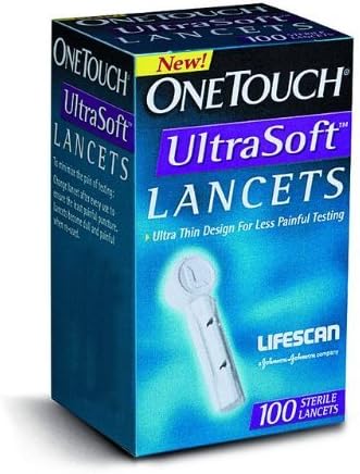 LifeScan ONE Touch Ultrasoft lancets - SKU LFS020393_BX100 Lifescan