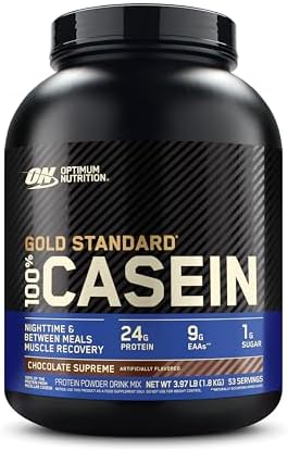 Optimum Nutrition Gold Standard 100% Micellar Casein Protein Powder (Порошок), Slow Digesting, Helps Keep You Full, Overnight Muscle Recovery, Chocolate Supreme, 2 Pound (Packaging May Vary) Optimum Nutrition