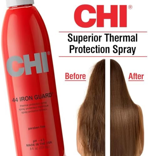 CHI 44 Iron Guard Thermal Protection Spray, Gray, 8 Oz, 2 Pack CHI