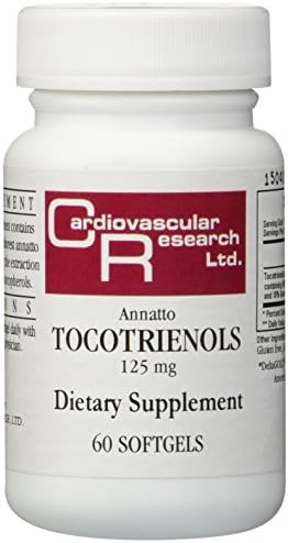 Ecological Formulas - Annatto Tocotrienols 125 mg 60 gels [Health and Beauty] Ecological Formulas