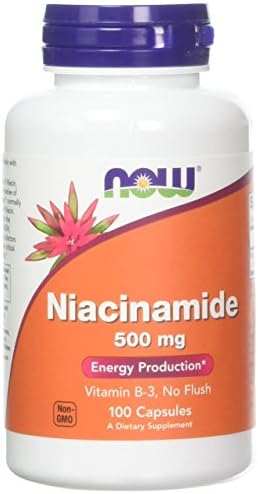 Niacinamide 500mg 100 Capsules (Капсулы) (Pack of 2) NOW Foods