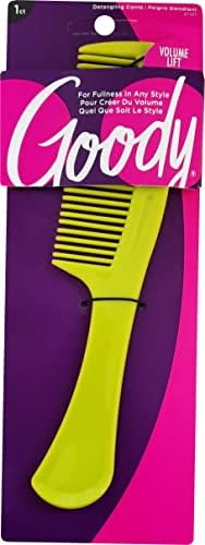 Goody Styling Essentials Detangling Hair Comb - Suitable For All Hair Types - Fine Tooth Comb Detangles Wet or Dry Hair - Hair Accessories for Men, Women, Boys and Girls GOODY