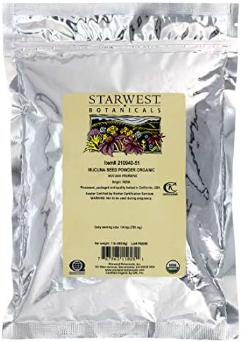 Starwest Botanicals Organic Mucuna Seed Powder (Порошок) Starwest Botanicals