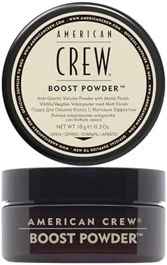 American Crew Men's Hair Boost Powder, Provides Lift & Volume, 0.3 Oz (Pack of 1) American Crew