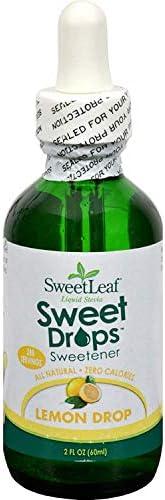 SweetLeaf Sweet Drops Lemon Drop Liquid Stevia Sweetener - Lemon Stevia Liquid, Zero Calories, Zero Sugar, Non-GMO, Gluten-Free, Keto Friendly, Lemon Stevia Drops - 2 Fl Oz SweetLeaf