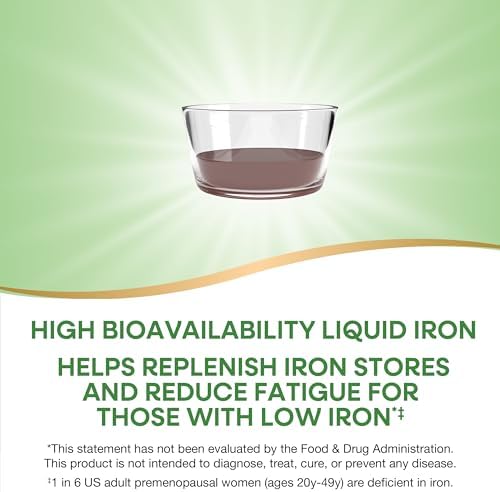 Nature's Way Liquid Iron, Provides Daily Value of Iron, Sugar Free, Berry Flavored, 16 Fl. Oz. Nature's Way