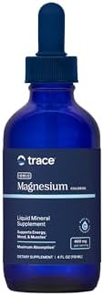 Trace Minerals Ionic Magnesium - Liquid Ionic Magnesium to Support Immune, Brain & Heart Health - Supplement to Aid Energy & Vitality - Supplement with Magnesium & Sodium - 4 fl oz (30 Servings) Trace Minerals