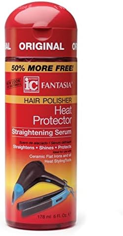 Fantasia IC Heat Protector Straightening Serum, 2 Ounce Fantasia