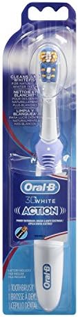 Oral-B 3D White Action Power Toothbrush, 1 Count (Colors May Vary), Multi-colored Oral-B