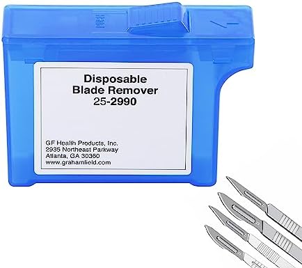 Feather Scalpel Blade Remover, Handheld Sharps Container, Disposable Graham-Field