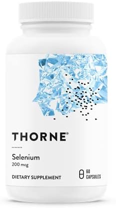 Thorne Selenium - 200 mcg Selenium Supplement for Antioxidant Support - 60 Capsules (Капсулы) Thorne