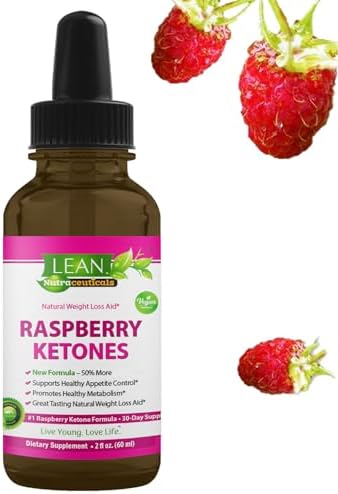 Weight Loss Perfect Keto Raspberry Ketone Drops (Капли), Appetite Suppressant Fat Burner for Men and Women, Diet Energy Supplement Metabolism Booster That Work for Belly, Slim Faster Than Pill Gummy Tea 60 ml LEAN Nutraceuticals