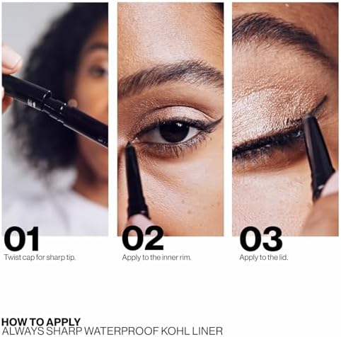 Smashbox Always Sharp Longwear Waterproof Kohl Eyeliner Pencil with Self-Sharpening Cap Smashbox