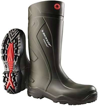 Универсальные Рабочие ботинки DUNLOP Minimize Foot Fatigue, Ease of Movement, Premium Insole Mid Calf Boot, Темно-зеленый/Черный, 8 US Men Dunlop