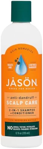 Jason Dandruff Relief Treatment 2-in-1 Shampoo & Conditioner, 12 Oz JASON