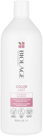 Biolage Color Last Conditioner | Color Safe Conditioner | Helps Maintain Depth & Shine | For Color-Treated Hair | Paraben & Silicone-Free | Vegan | Cruelty Free BIOLAGE