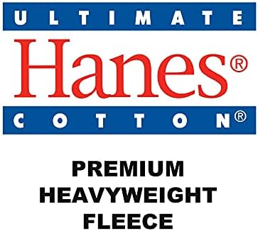 Худи Hanes Ultimate® из тяжелого флиса с полным замком, белое, размер XL Hanes