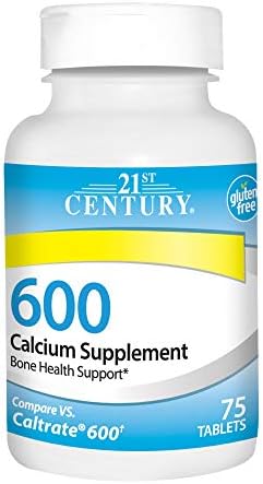 21st Century Calcium Supplement, 600 mg, Tablet, 400 Count 21st Century