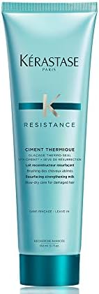 KERASTASE Resistance Ciment Thermique Hair Serum and Blow Dry Primer | Heat Protectant for Damaged Hair | Reduces Breakage and Hydrates Hair | For All Hair Types KERASTASE