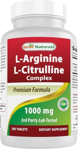 Best Naturals Arginine Citruline Complex 1000 Mg 120 Tablets (Таблетки) Best Naturals