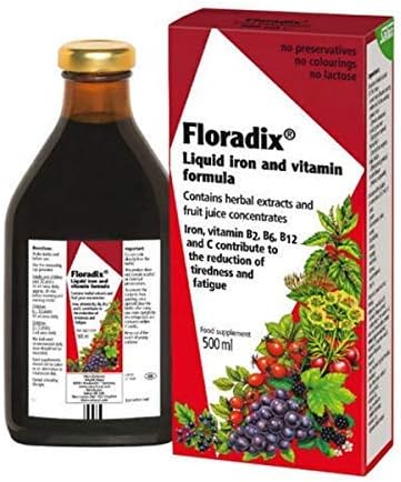 Floradix Liquid (Жидкость) iron and vitamin formula - 500ml Floradix