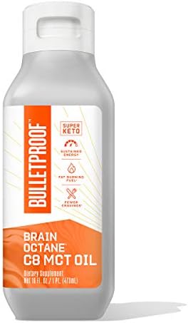 Кокосовое масло Brain Octane C8 MCT 473 мл для повышения энергии и контроля аппетита BulletProof