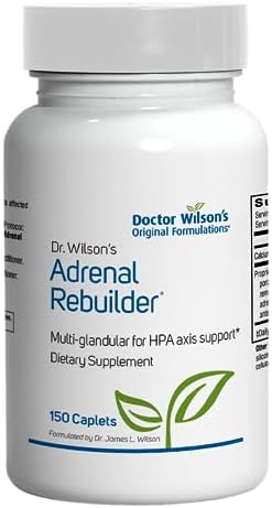 Dr. Wilson's Adrenal Rebuilder 150 Caplets multiglandular Including Adrenal Cortex for Adrenal and HPA Axis Support* Doctor Wilson's Original Formulations