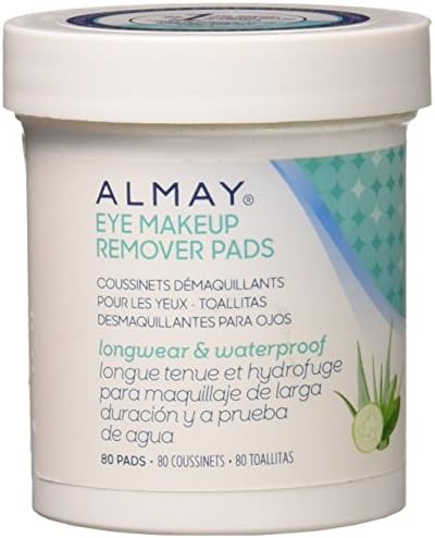 Almay Longwear & Waterproof Eye Makeup Remover Pads, 80 Count Almay