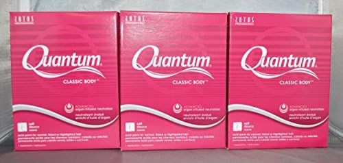 Quantum Classic Body Acid Perm for Normal, Tinted or Highlighted Hair (3 Pack) Quantum