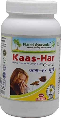 Planet Ayurveda Kaas-har Churna, 100 Grams; 2 Jars Planet Ayurveda