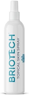 BRIOTECH Hypochlorous Acid Spray, Topical Skin Face & Body Mist, Support Irritations, Soothe Redness, Dry Skin & Scalp, Athletic Itch, Packaging May Vary BRIOTECH