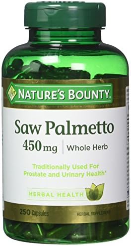 Nature's Bounty Saw Palmetto 450 mg Capsules (Капсулы) 250 ea Nature's Bounty