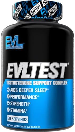 EVL Complete Testosterone Booster for Men - Post Workout Recovery Testosterone Supplement for Men with DIM Plus D Aspartic Acid and Tribulus - EVLTest Estrogen Blocker for Men Post Workout Supplement Evlution