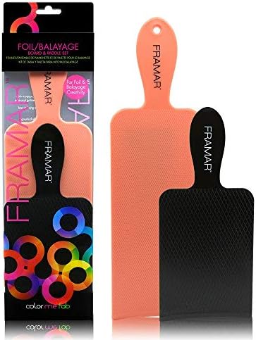 Framar Foil/Balayage Board and Paddle Set for Hair Bleach, Hair Dye - Long board and short board – Coloring Set - 2 Pack FRAMAR