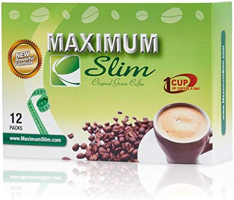 Premium Coffee BOOSTS your Metabolism DETOXES your Body & CONTROLS your Appetite. EFFECTIVE WEIGHT LOSS FORMULA has Original Green Coffee & Natural Herbal Extracts (Laxative Free), 12 Maximum Slim