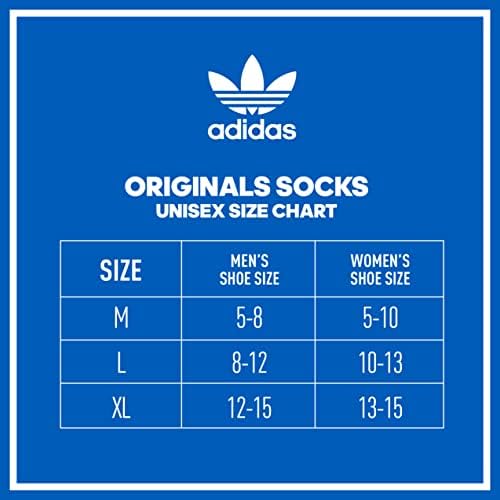 adidas Originals Unisex Adult Trefoil Crew Socks (6 Pairs) Adidas Originals