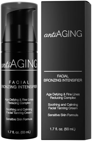 Onyx Anti-Aging Indoor Face Tanning Lotion - Accelerates Tanning, Hydrates & Protects Skin Aging, Intense Tanning Moisturizer, 1.7 fl oz Onyx