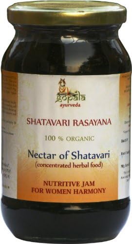 Organic Shatavari Asparagus racemosus Rasayana/Jam (USDA Certified) 250g Nutritive Jam for Women Harmony by Gopala Ayurveda Gopala Ayurveda