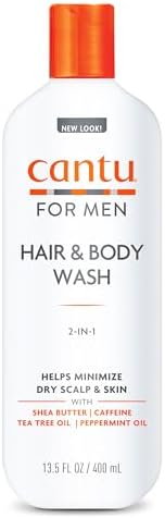 Cantu for Men 2-in-1 Hair & Body Wash, 13.5 fl oz (Packaging May Vary) Cantu