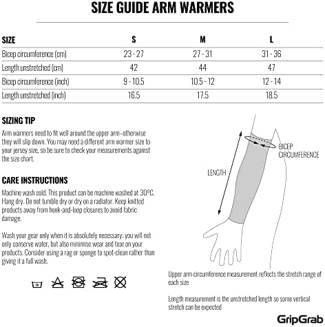 Тонкие термо-рукава GripGrab для велосипедистов из 80% полиамида и 20% эластана, Удобные, Легкие GripGrab