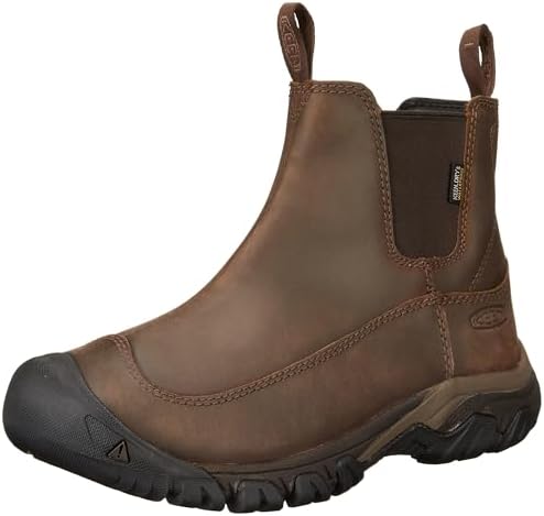 Мужские водонепроницаемые ботинки KEEN Anchorage III из прочной кожи для зимней погоды Keen