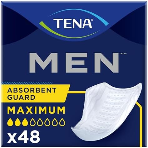 Tena Incontinence Guards for Men, Maximum Absorbency, 48 ct Tena