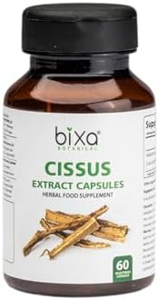 bixa BOTANICAL Cissus Extract Ayurvedic Herb for Bone Tonic, Herbal Supplement,Veg Capsules 60 Count (450mg) Bixa BOTANICAL