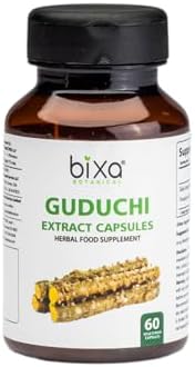 bixa BOTANICAL Guduchi Extract Bitters 2.5% Veg Capsule 60 Count (450mg) (Tinospora Cordifolia/Giloy) Herbal Supplement | Best Immunity modulator | Ayurvedic herb Bixa BOTANICAL