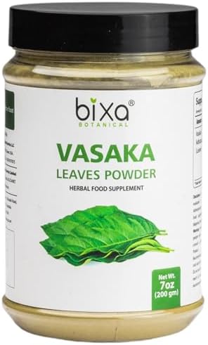 bixa BOTANICAL Vasaka Leaf Powder (Порошок) (Adhatoda vasaka) 200g (7 Oz)- | Herbal Supplement Bixa BOTANICAL