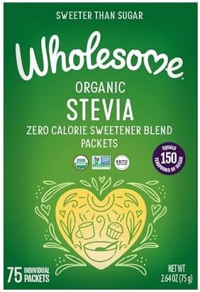 Wholesome! - Organic Stevia - 75 Packet(s) Wholesome