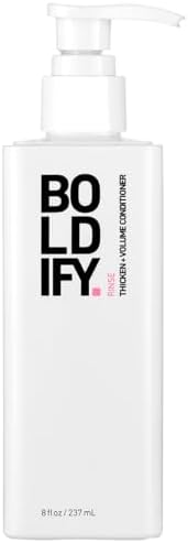 Boldify Thicken Volume Conditioner - Ultimate Biotin Formula for Hair Thickening, Split End Repair, Nourishment, and Fine or Oily Hair for Women & Men Boldify