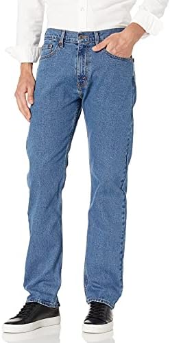 Levi Strauss Signature Gold Men's Regular Fit Flex Jeans, Medium Indigo, 44W x 32L Levi Strauss Signature Gold